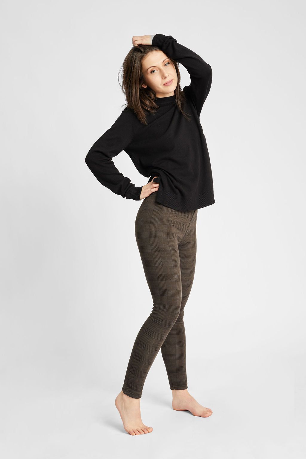 Brown Checkers - Cozy Lined sold by Just Cozy product image thumbnail 6