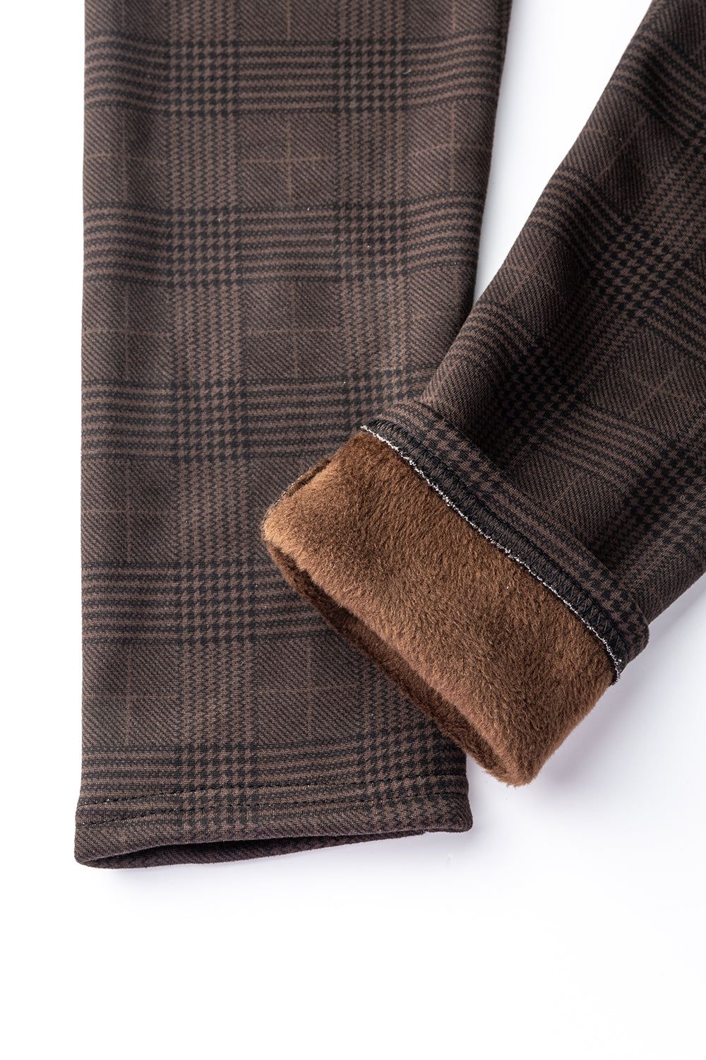 Brown Checkers - Cozy Lined sold by Just Cozy product image thumbnail 8