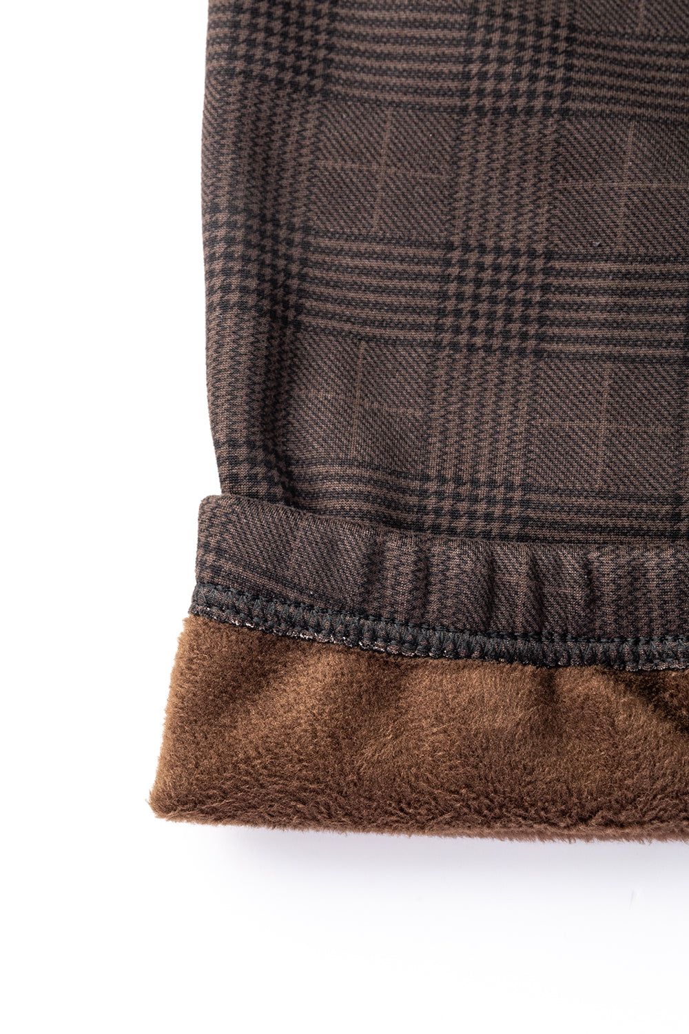 Brown Checkers - Cozy Lined sold by Just Cozy product image thumbnail 9