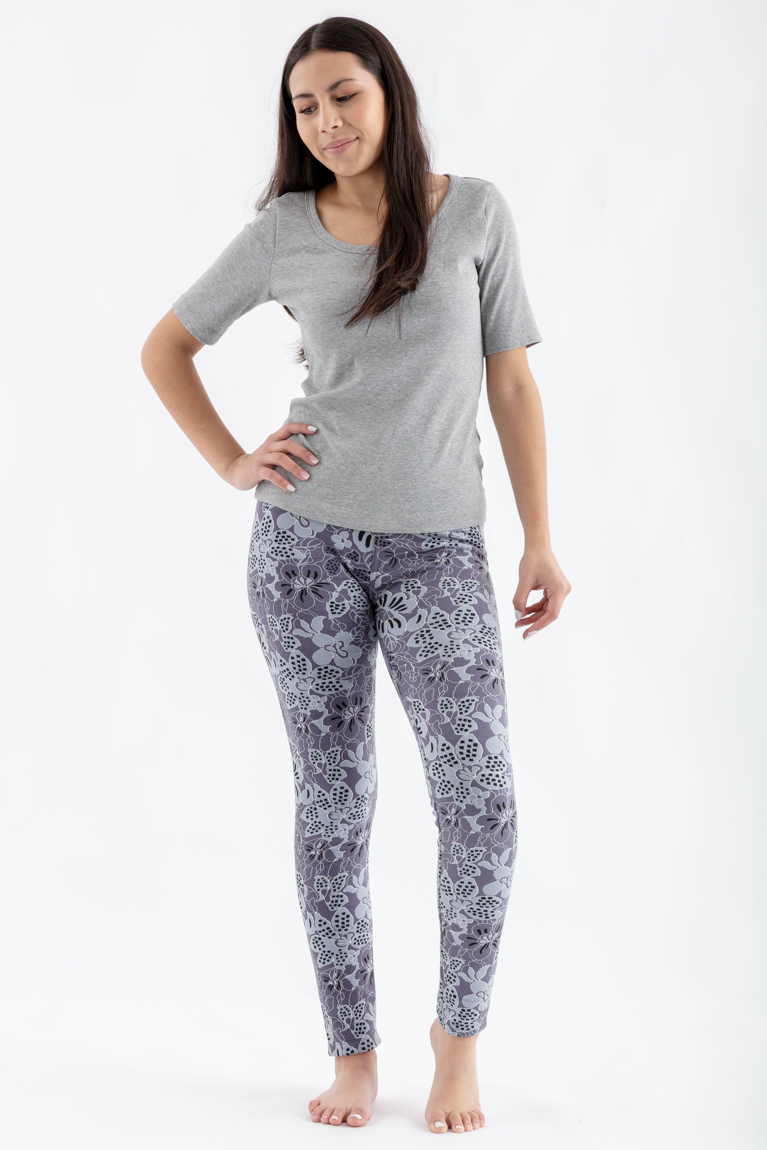 Grey Flower - Cozy Lined sold by Just Cozy product image thumbnail 2