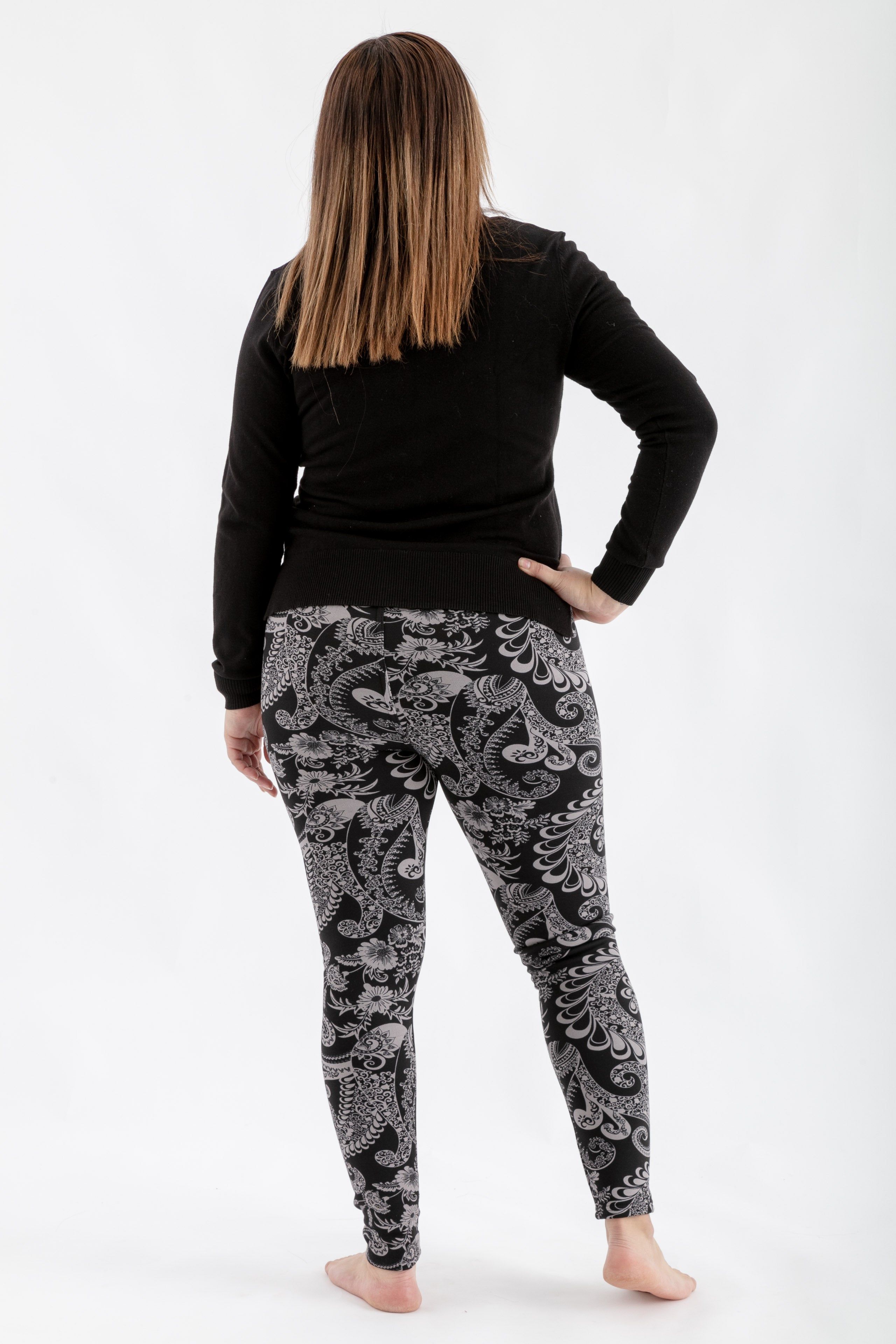 Gray Damask - Cozy Lined sold by Just Cozy product image thumbnail 3