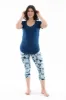 Blue Floral - Capris sold by Just Cozy