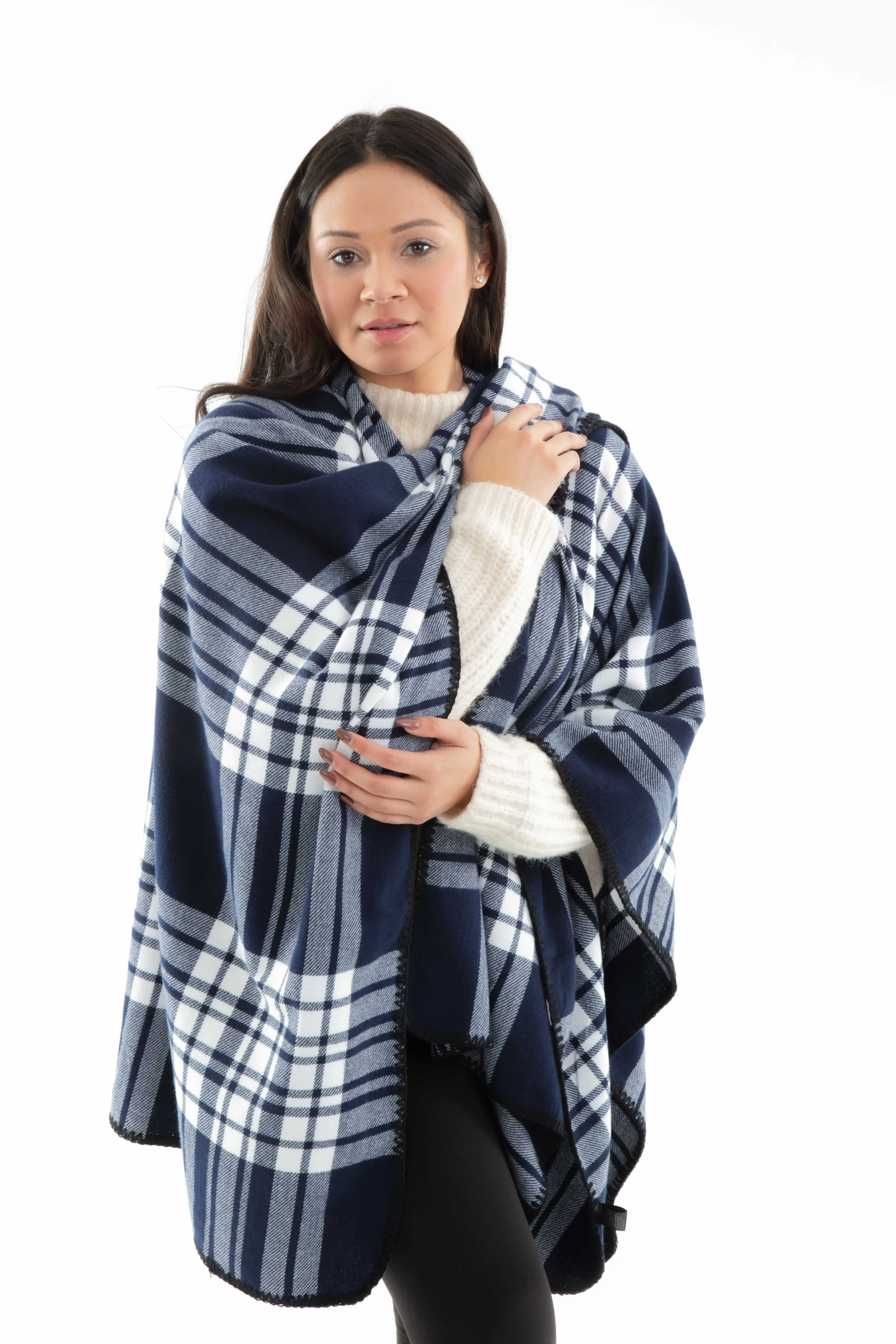 Karla - Poncho Scarf sold by Just Cozy