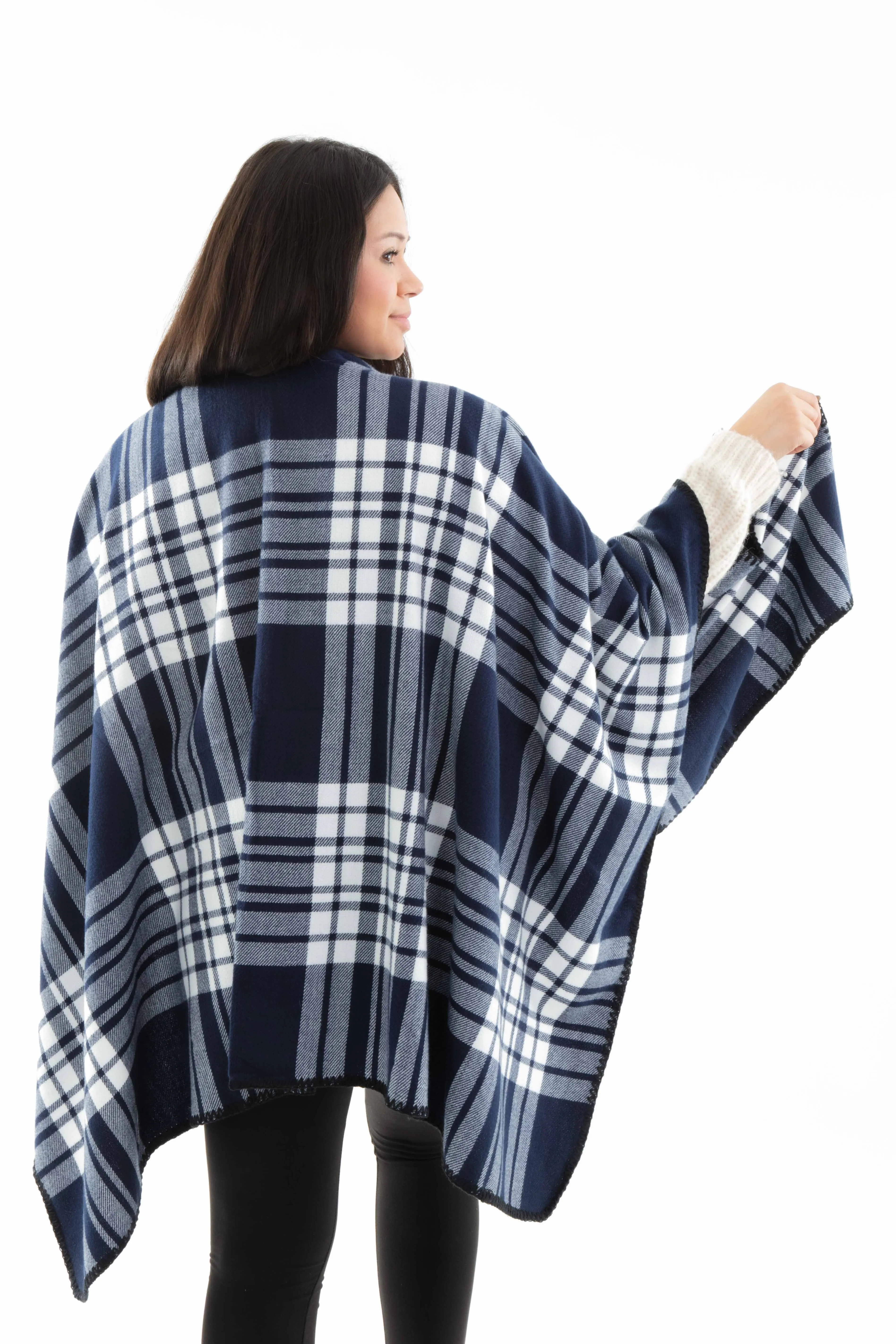 Karla - Poncho Scarf sold by Just Cozy product image thumbnail 4