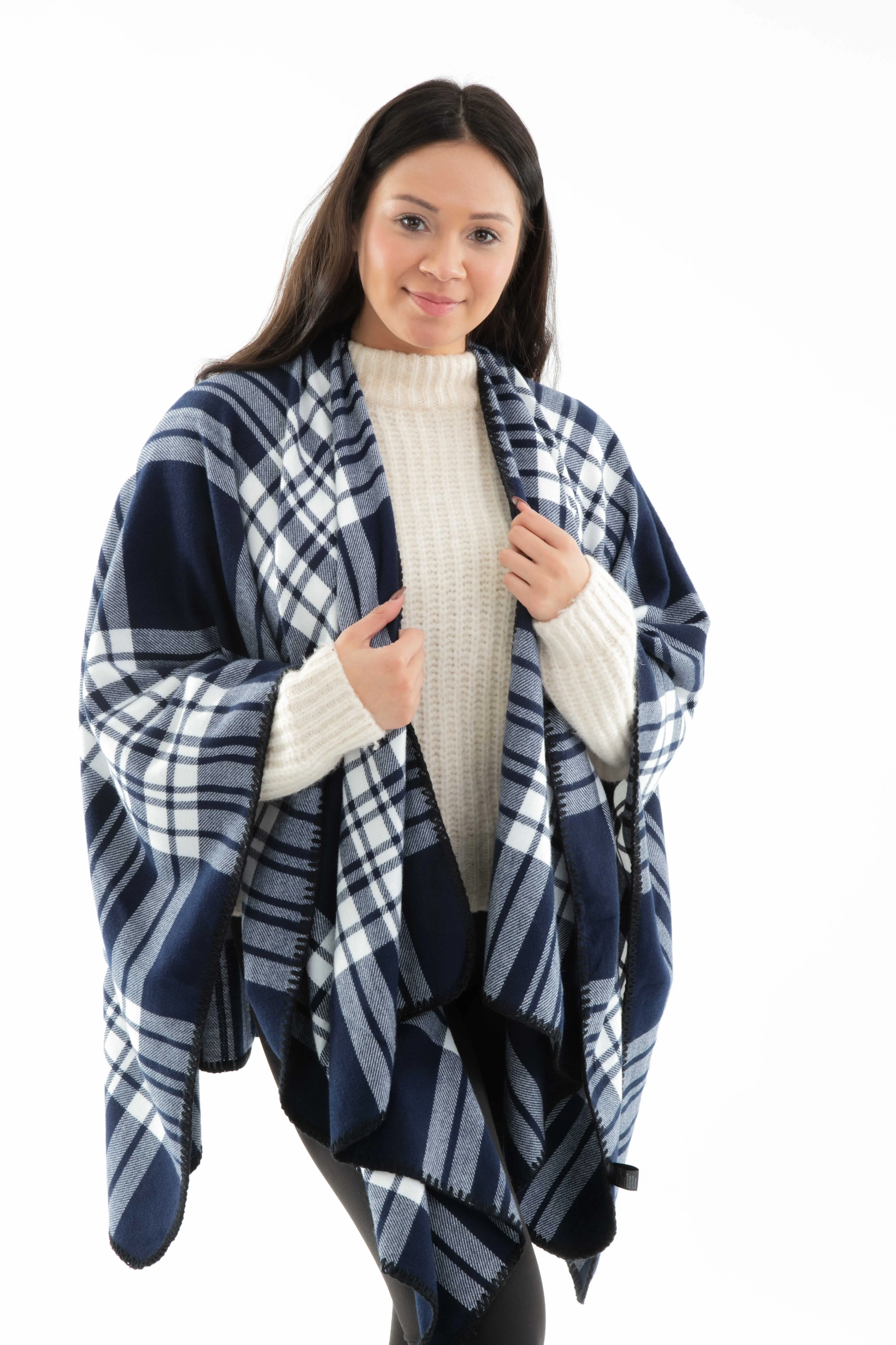 Karla - Poncho Scarf sold by Just Cozy product image thumbnail 2