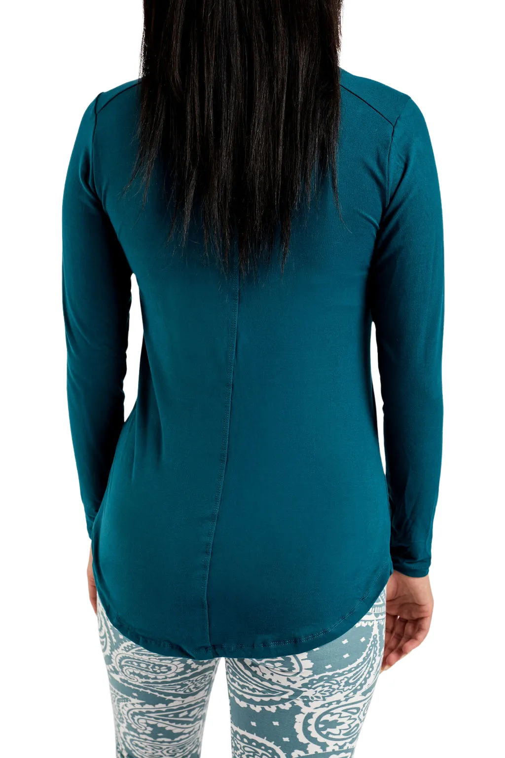 Green - Long Sleeve Tunic Top sold by Just Cozy product image thumbnail 3