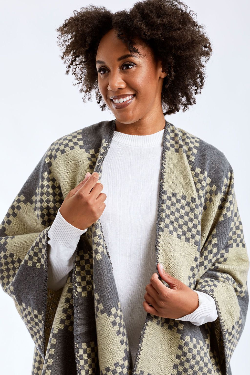 Querina - Poncho Scarf sold by Just Cozy