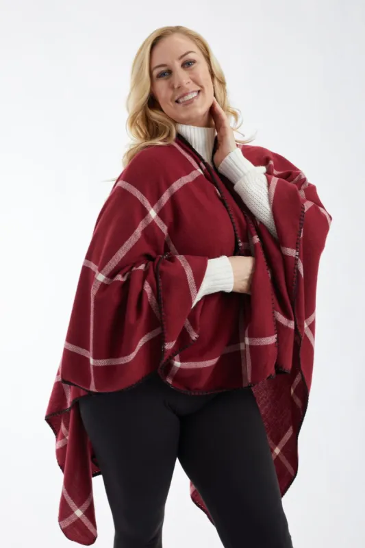 Eva - Poncho Scarf sold by Just Cozy