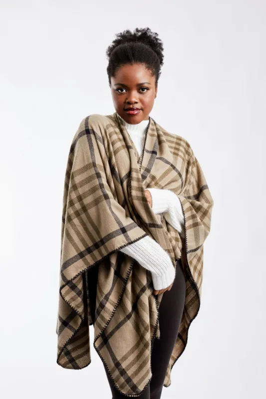 Nora - Poncho Scarf sold by Just Cozy