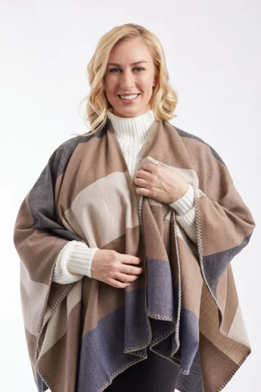 Madison - Poncho Scarf sold by Just Cozy