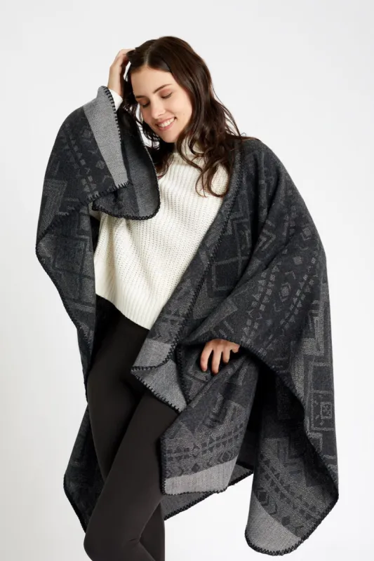 Felicity - Poncho Scarf sold by Just Cozy