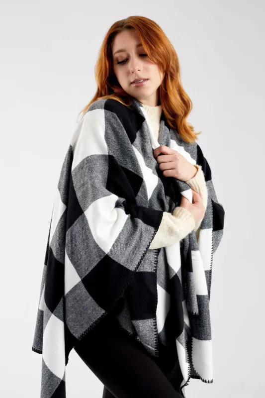 Addison - Poncho Scarf sold by Just Cozy
