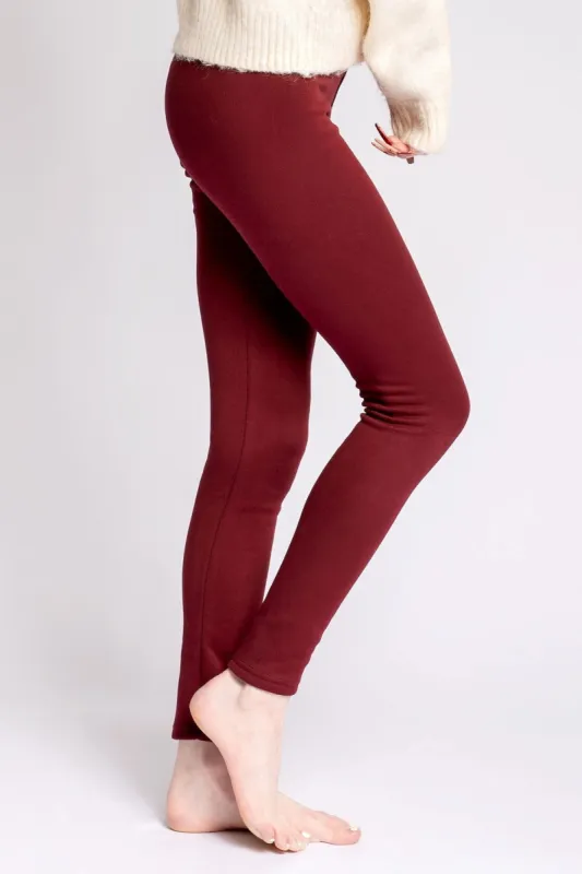 Maroon - Cozy Lined sold by Just Cozy