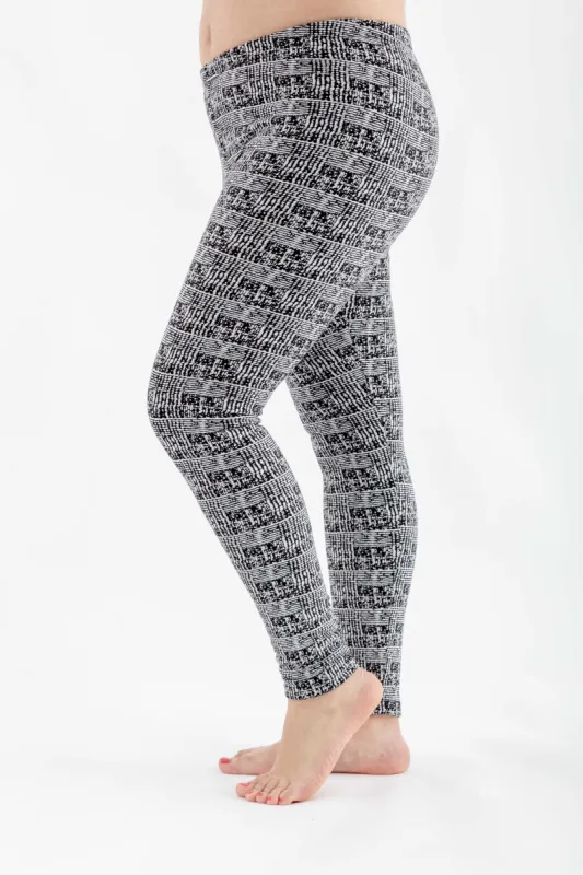 B&W Printed - Cozy Lined sold by Just Cozy