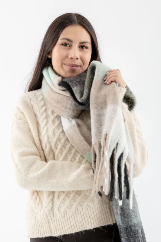 Coral - Bouclé Scarf sold by Just Cozy