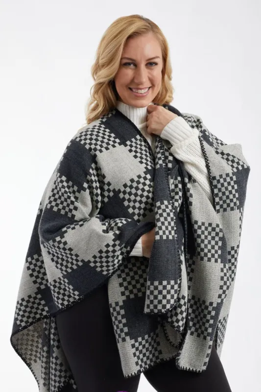 Marie - Poncho Scarf sold by Just Cozy