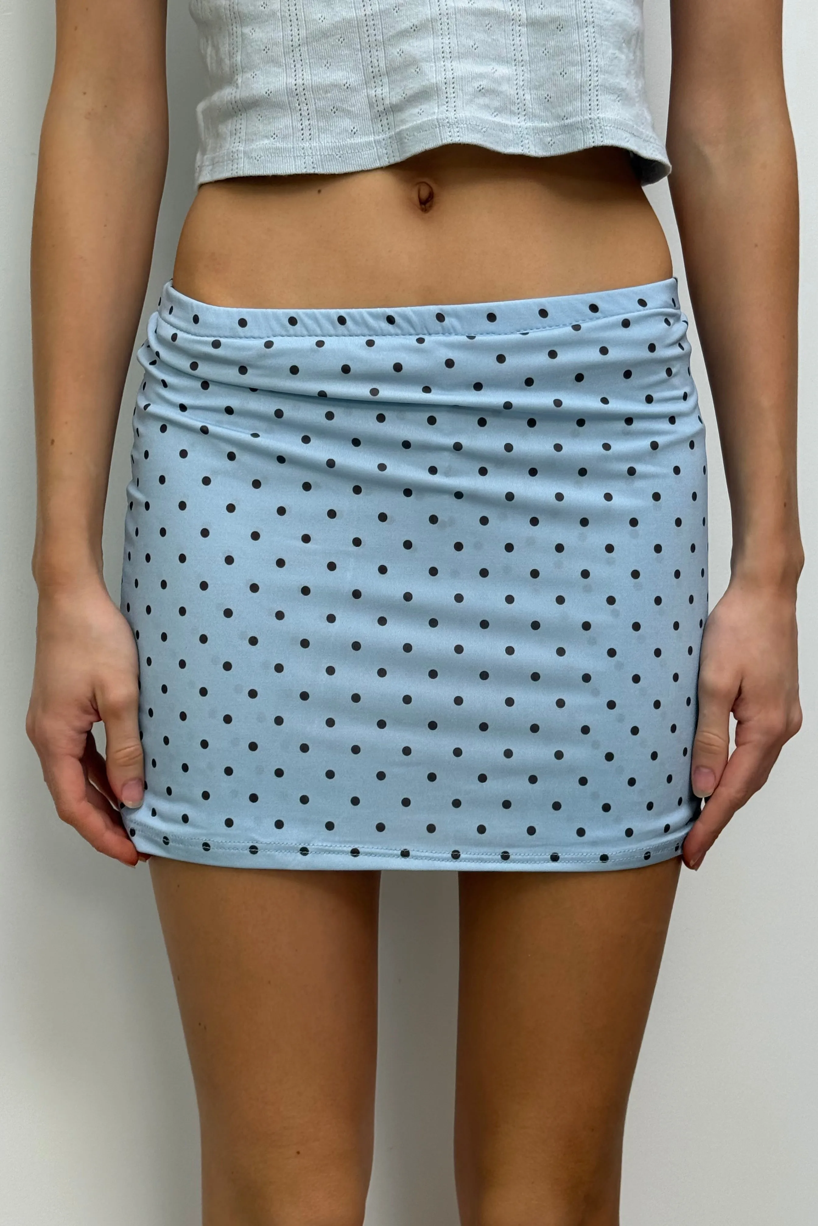 Holly Mini Skort -Light Blue sold by Ost London