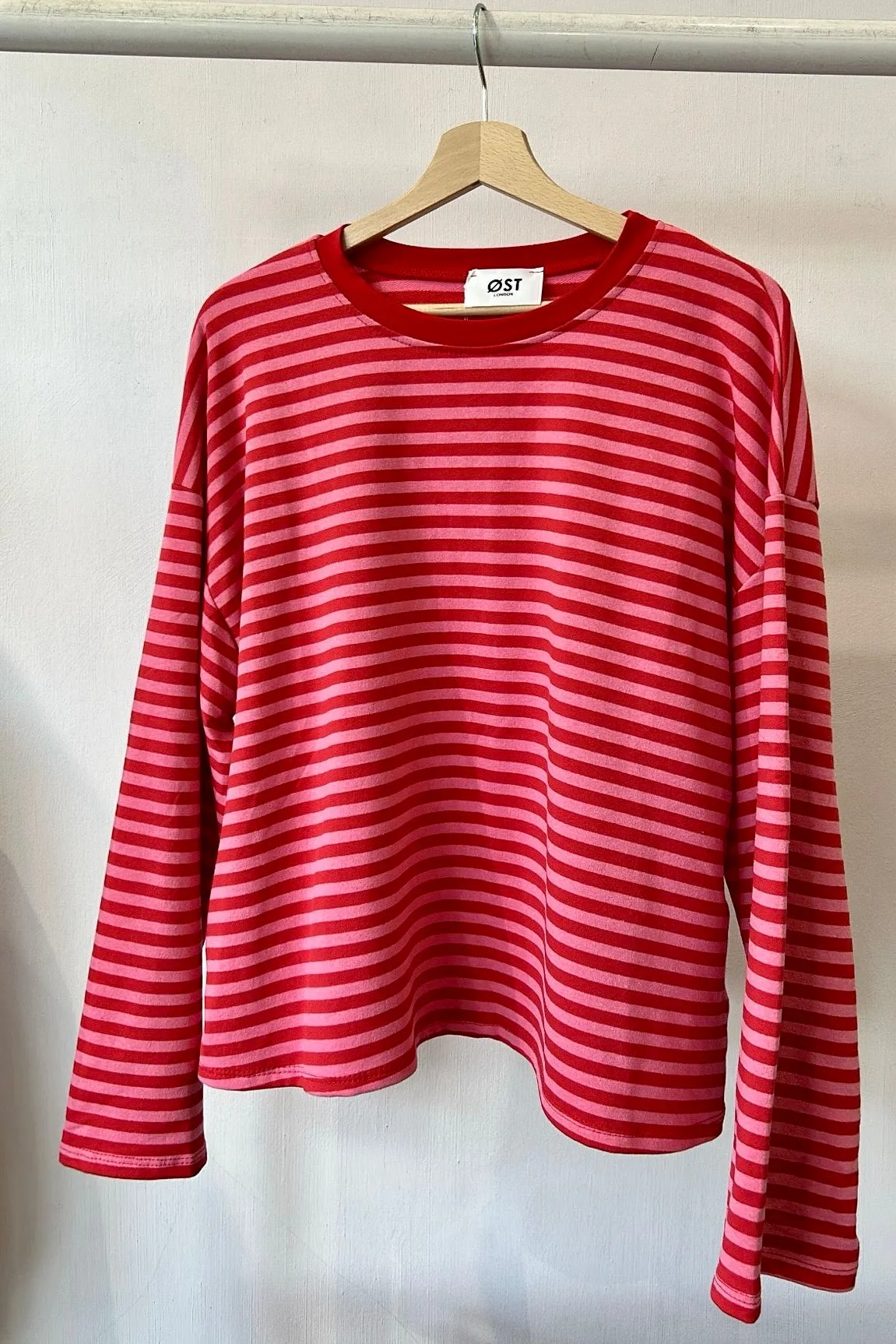 Anna Crewneck -Red/Pink sold by Ost London product image thumbnail 2