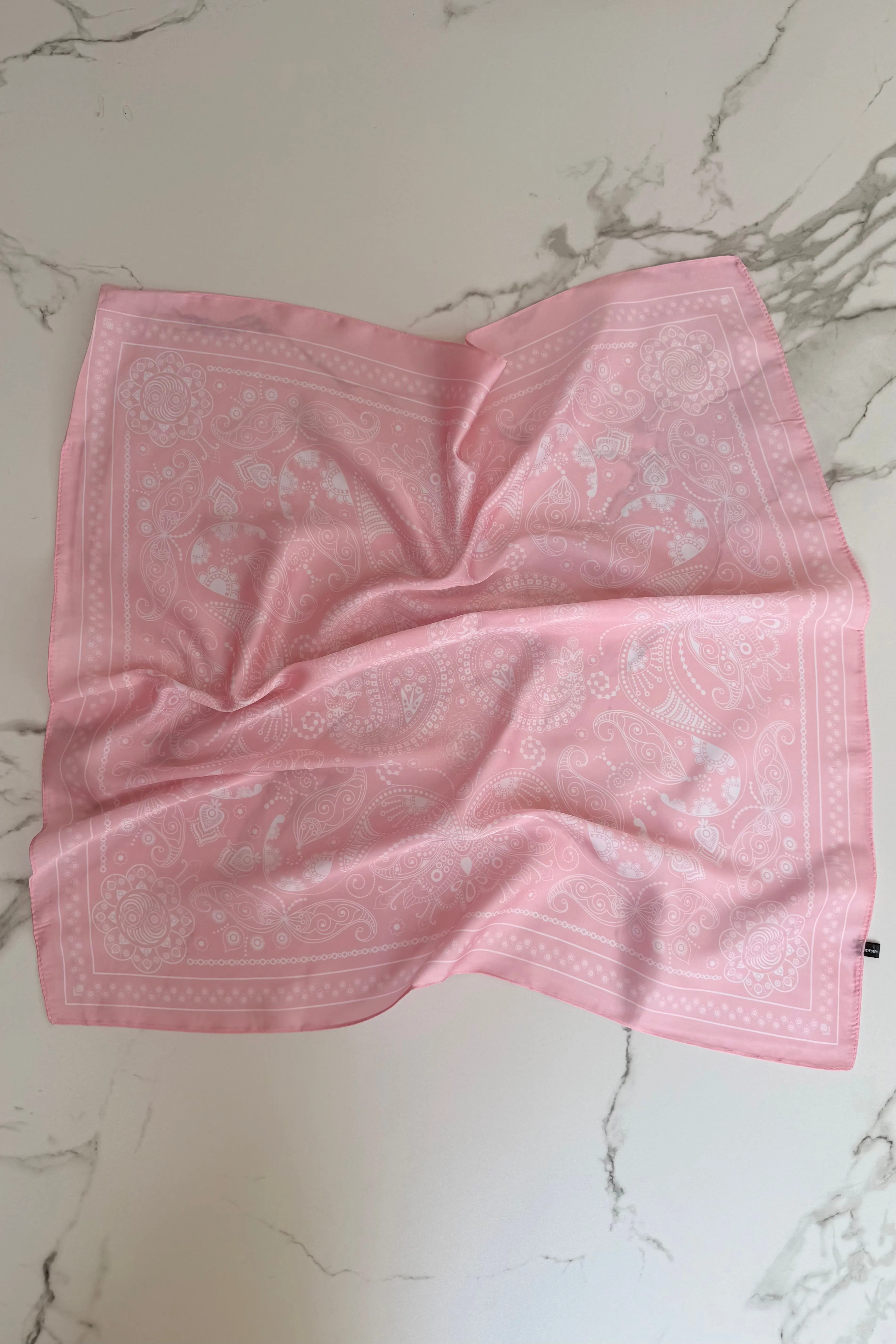 Vilja Scarf -Pink Bandana sold by Ost London product image thumbnail 2