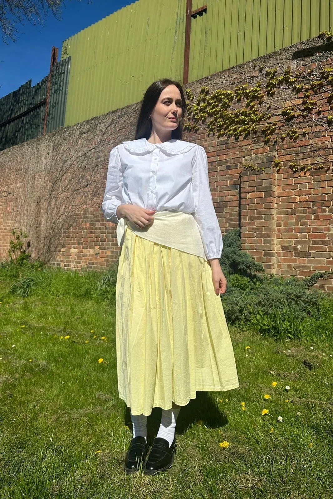 Alice Frill Collar Blouse -White sold by Ost London product image thumbnail 3
