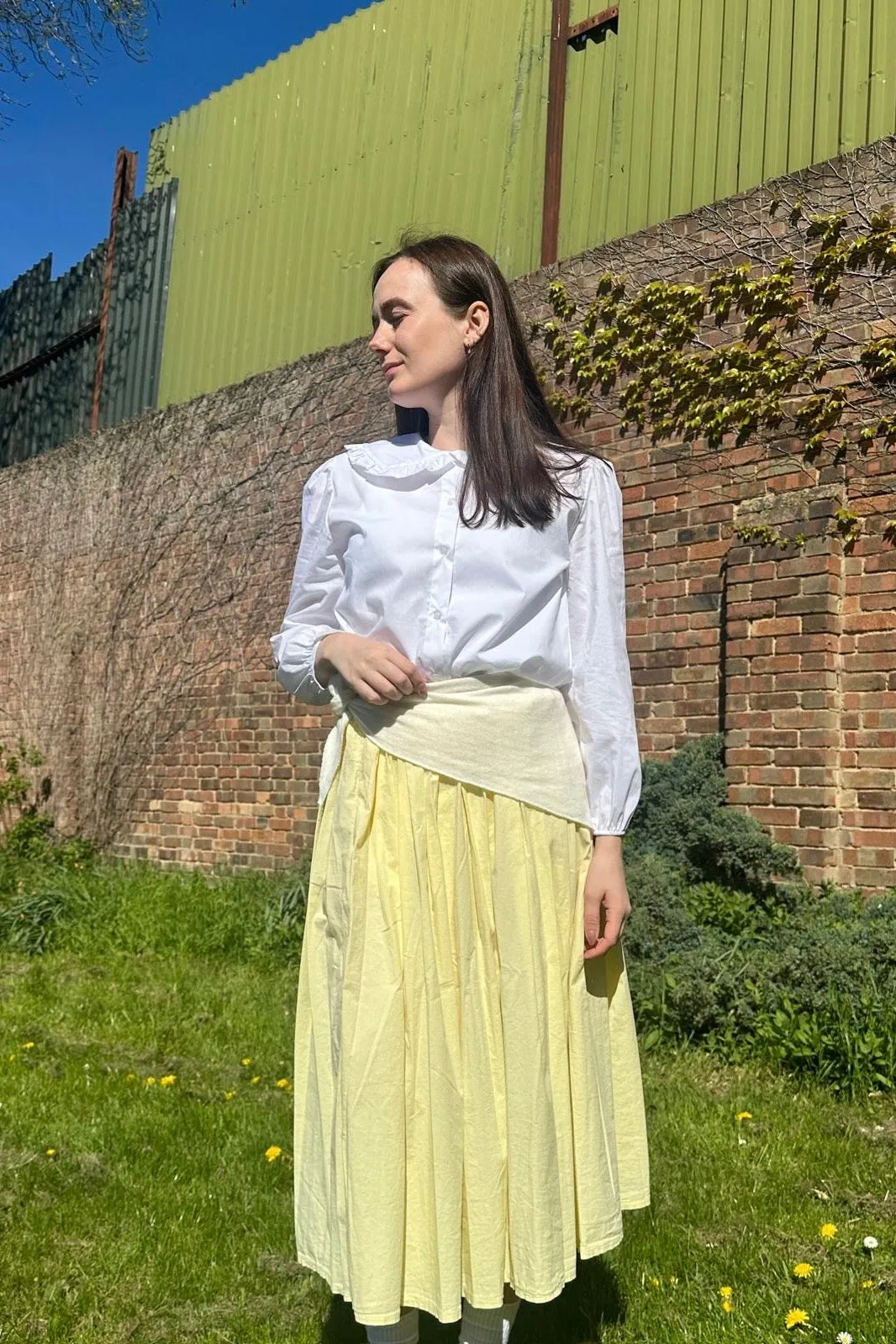 Alice Frill Collar Blouse -White sold by Ost London product image thumbnail 4
