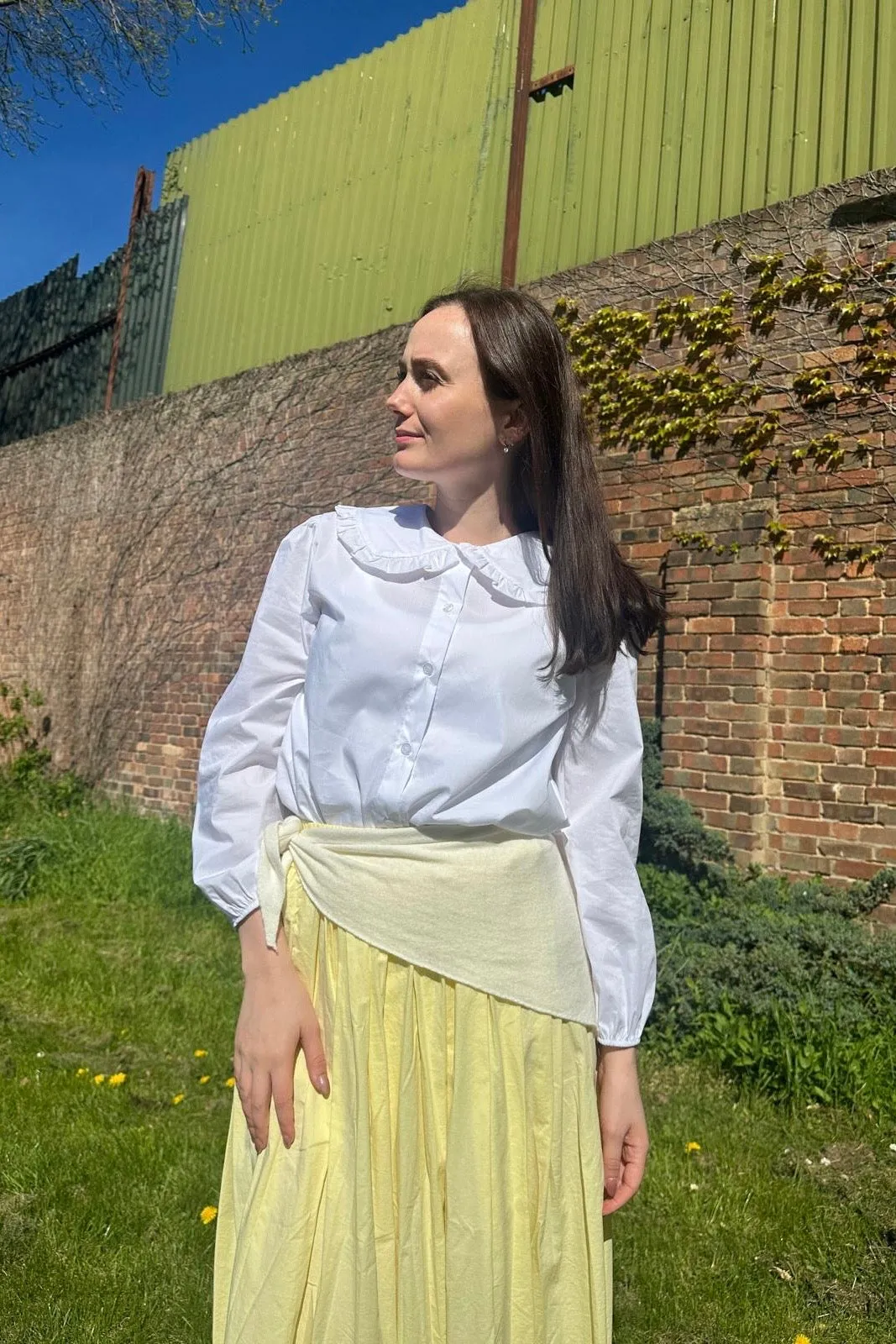 Alice Frill Collar Blouse -White sold by Ost London product image thumbnail 2
