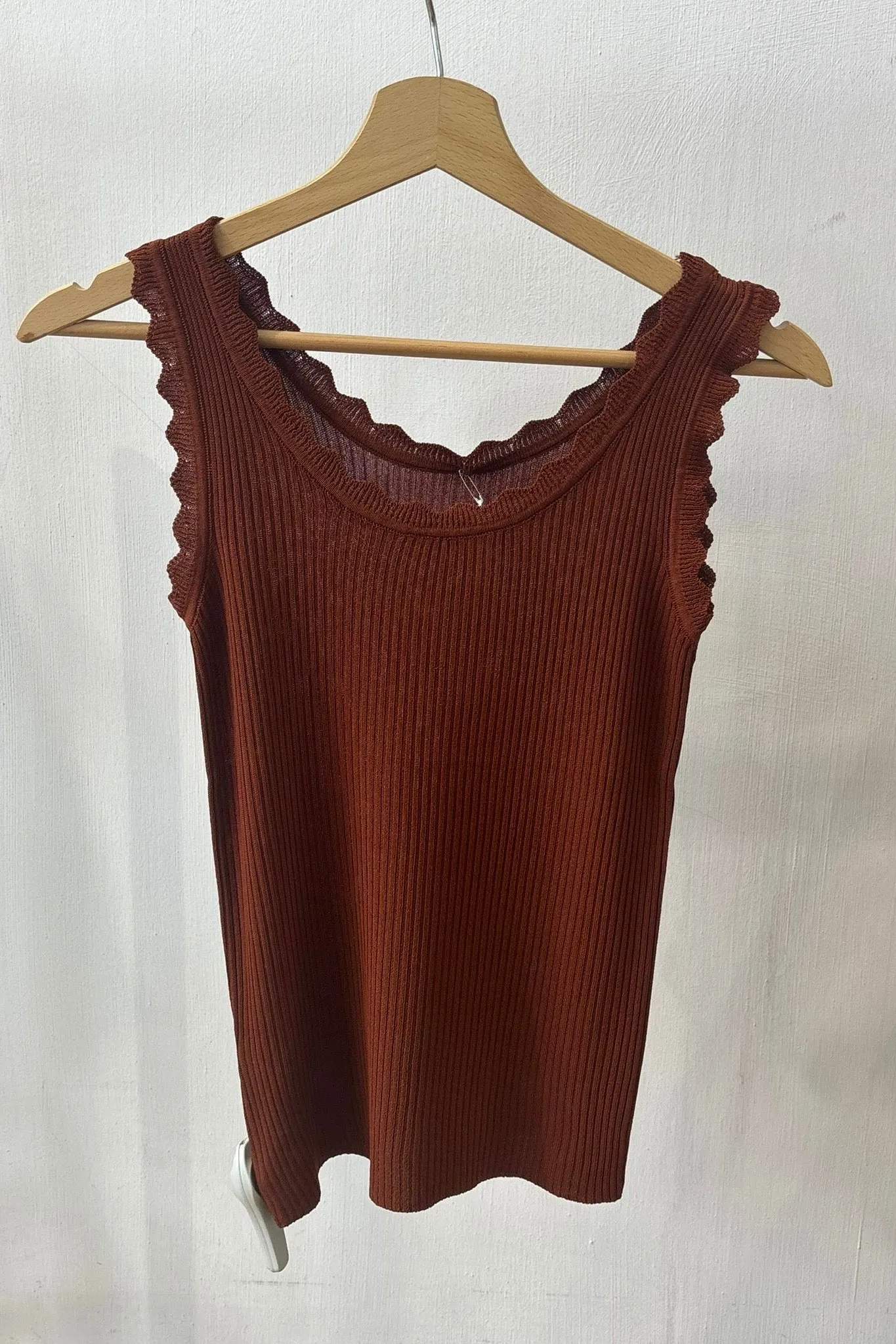 Andrea Tank Top -Rust sold by Ost London product image thumbnail 3