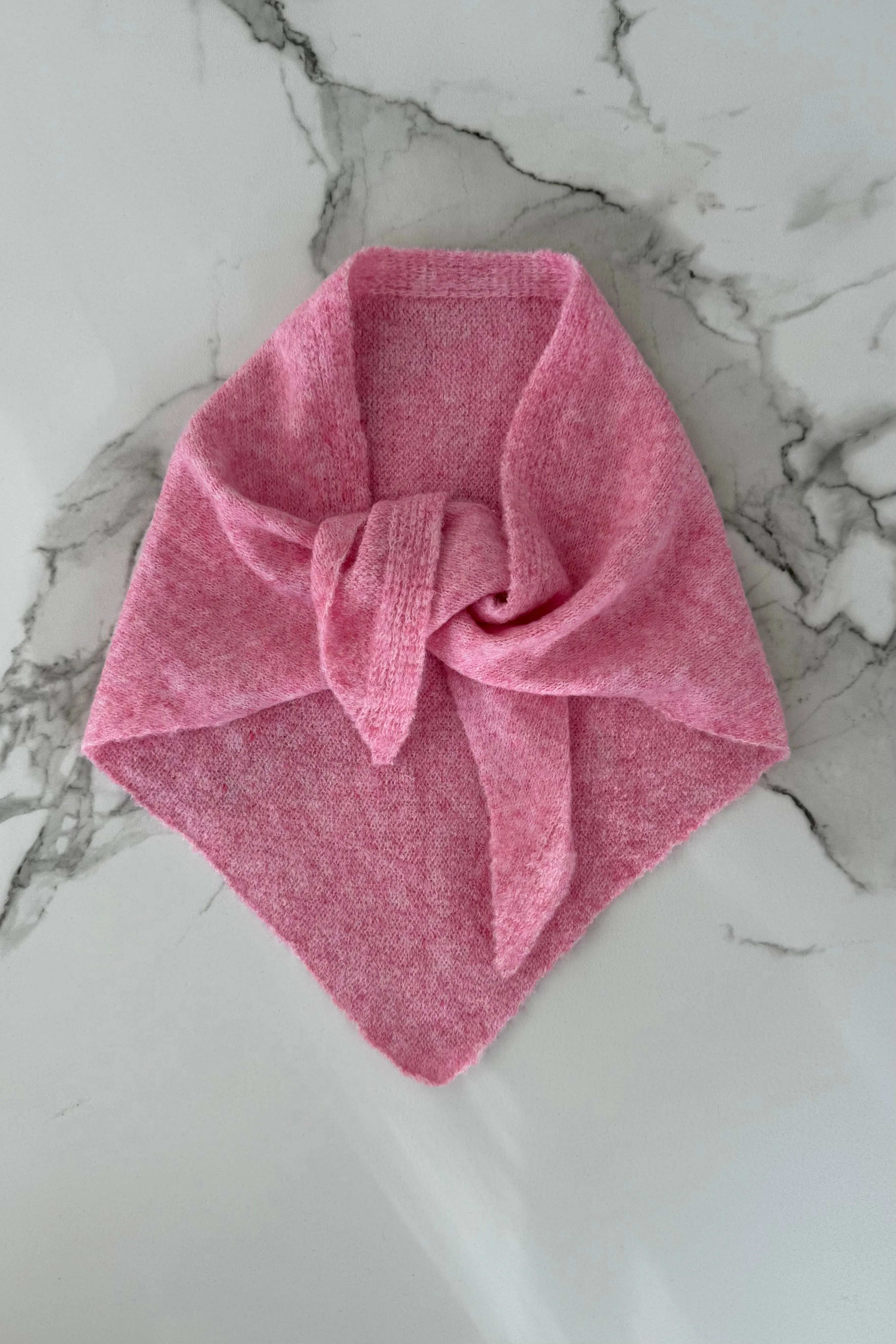 Mynte Triangel Scarf -Candy Pink sold by Ost London