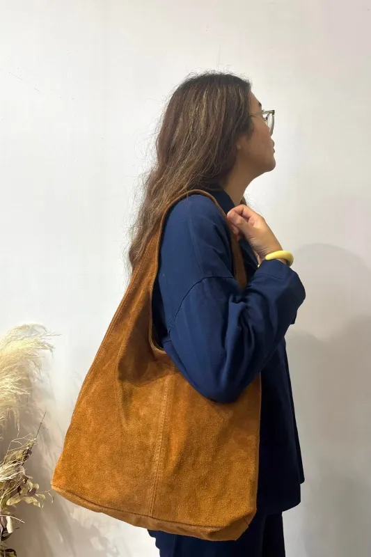 Diana Leather Bag -Hazelnut made by Ost London
