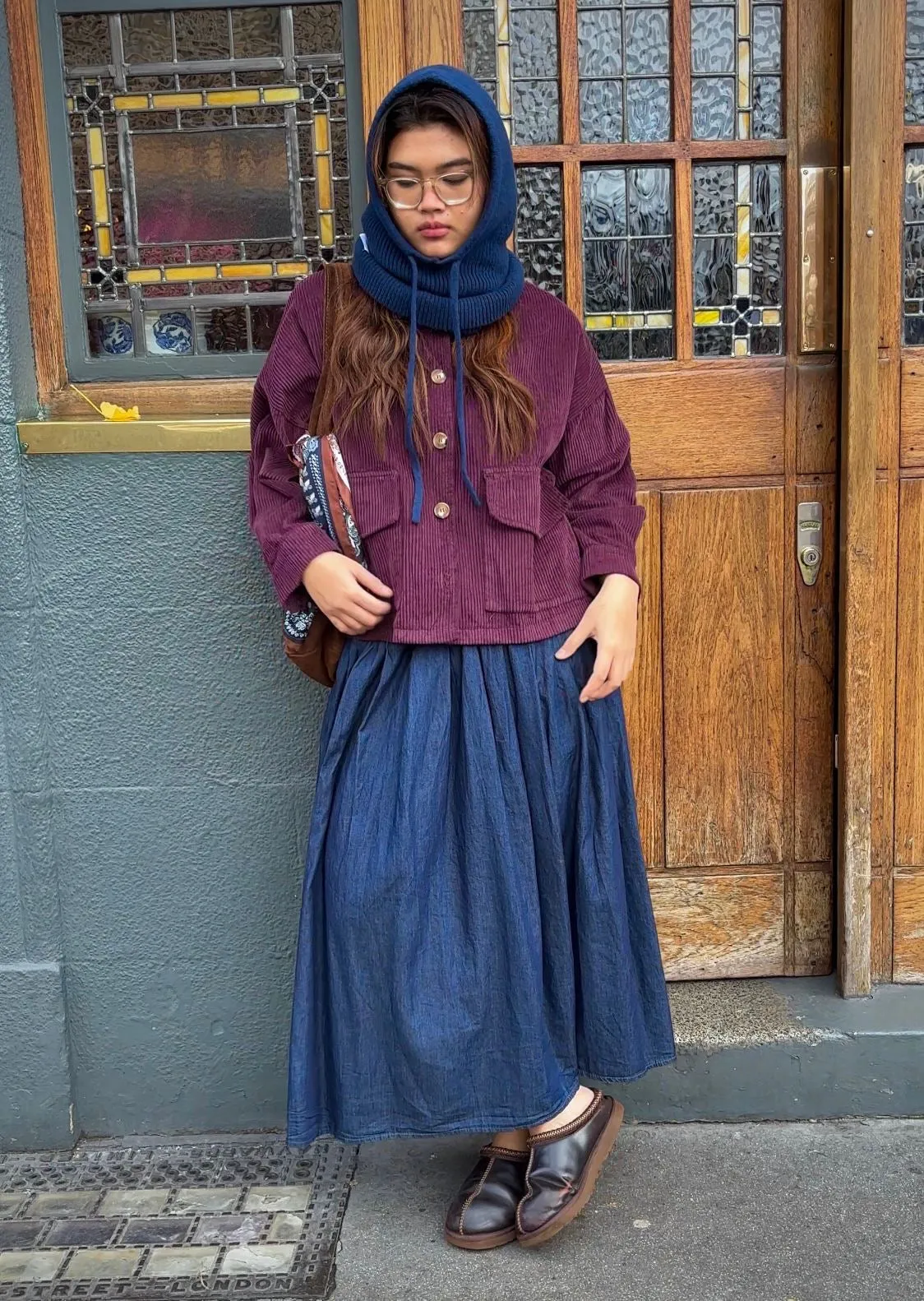 Janne Corduroy Jacket -Bordeaux sold by Ost London product image thumbnail 2