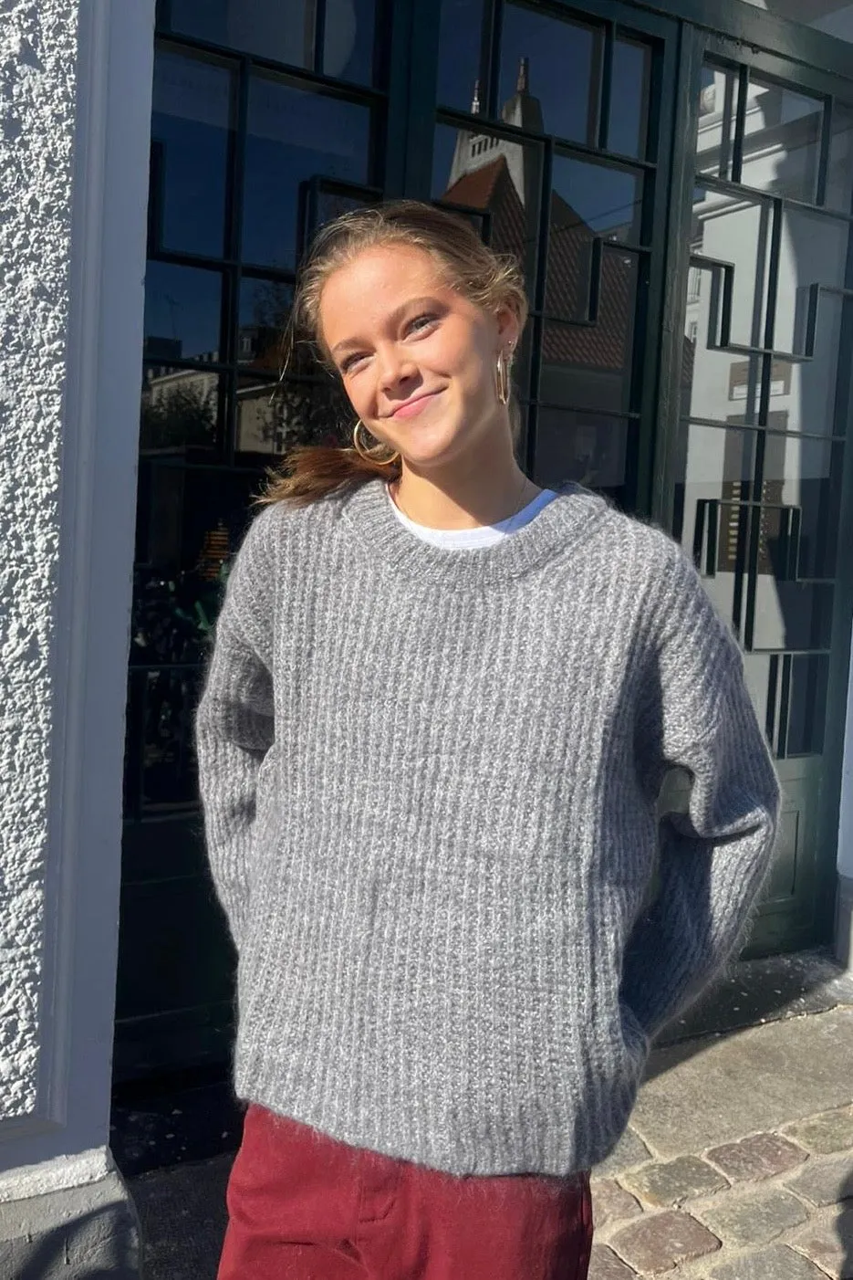 Johanne Mohair Jumper -Charcoal sold by Ost London product image thumbnail 2