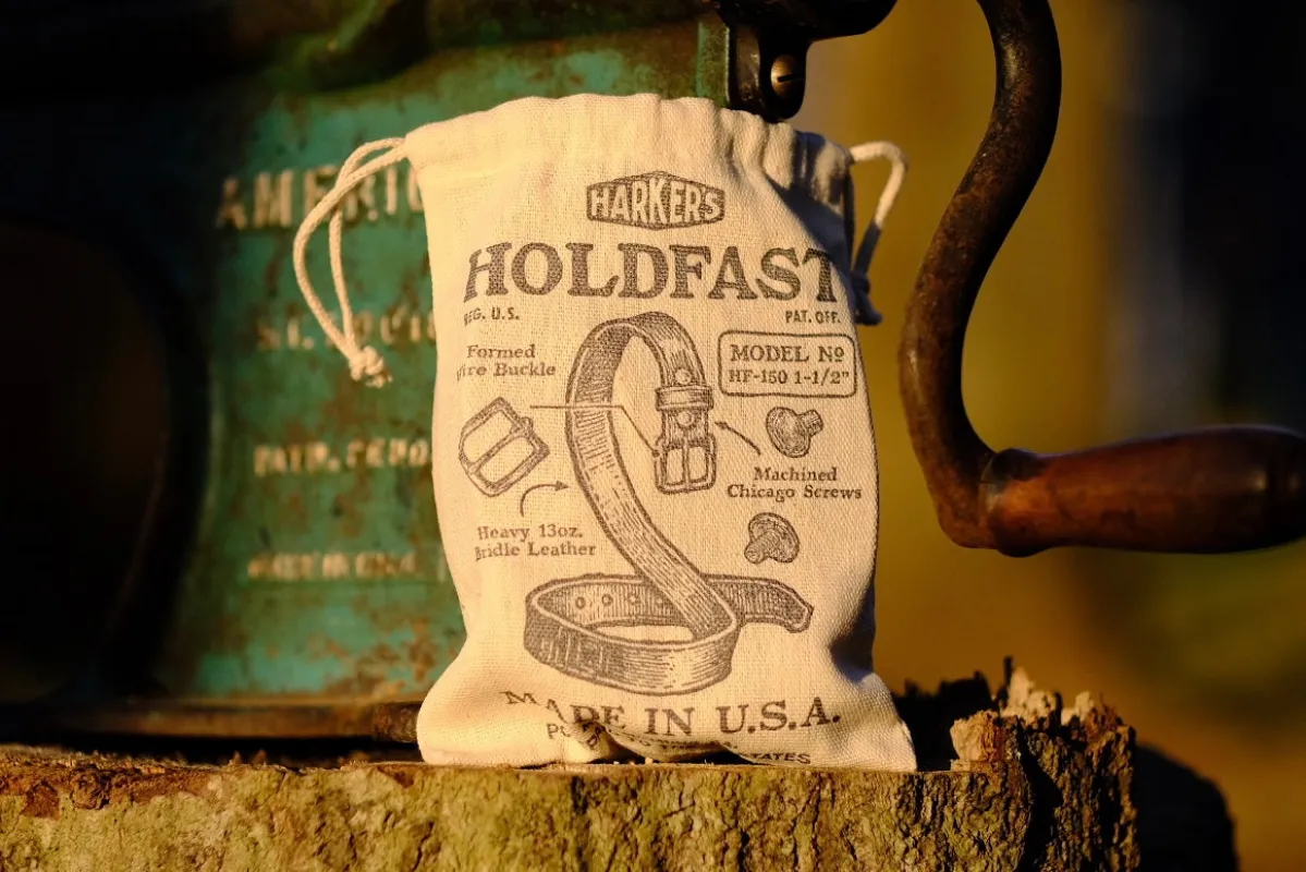 HF-150 Holdfast Belt made by Harker Leatherworks