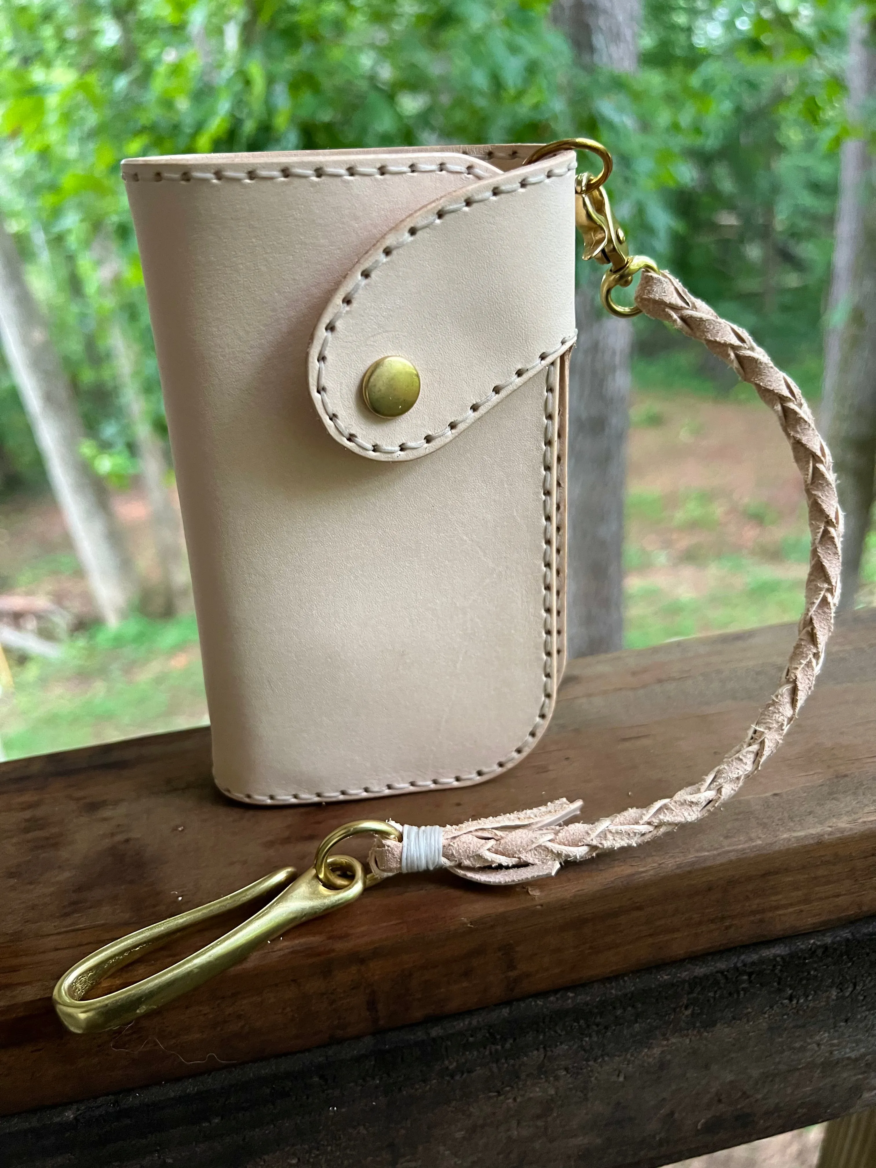 Blue Ridge Billfold Wallet (Natty veg) sold by Harker Leatherworks