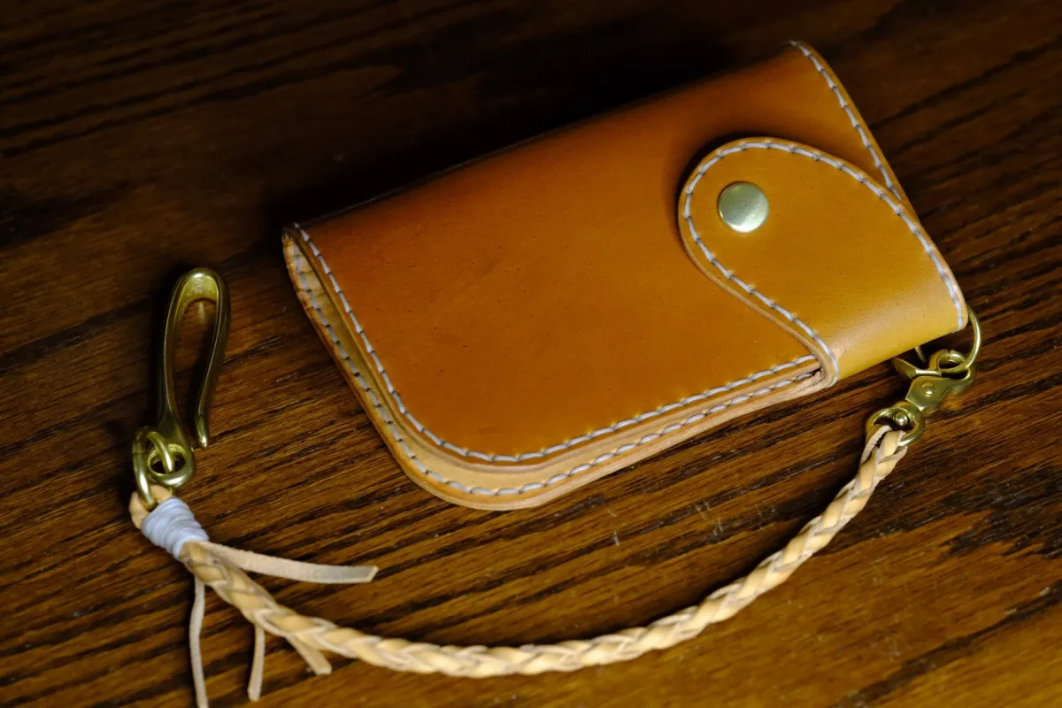 Blue Ridge Billfold Wallet (Shell Cordovan) made by Harker Leatherworks