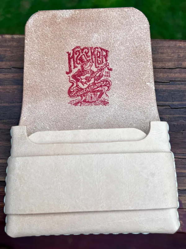 Fahey Wallet (plain) made by Harker Leatherworks