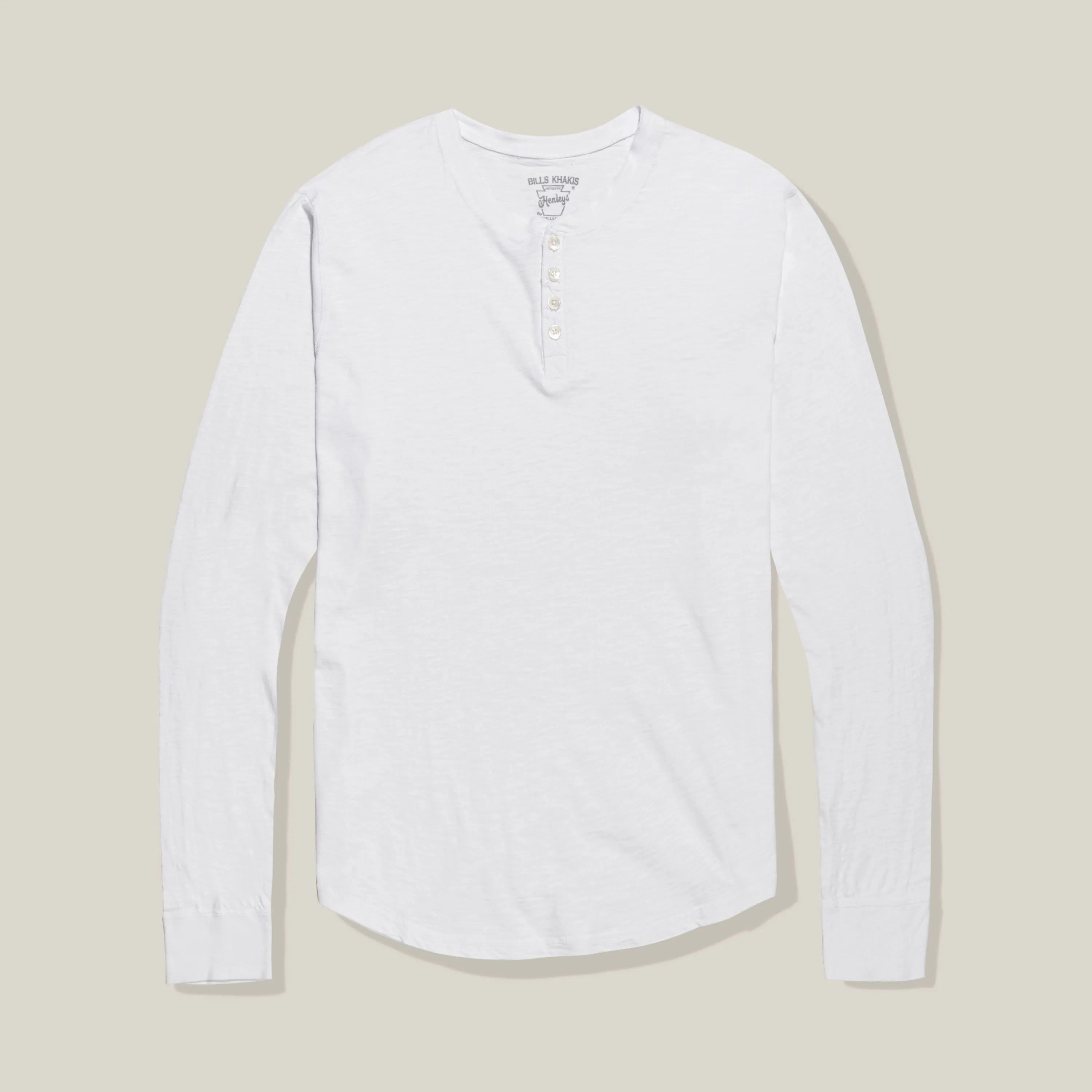 Lightweight Slub Cotton Henley – Standard Fit sold by Bills Khakis product image thumbnail 4