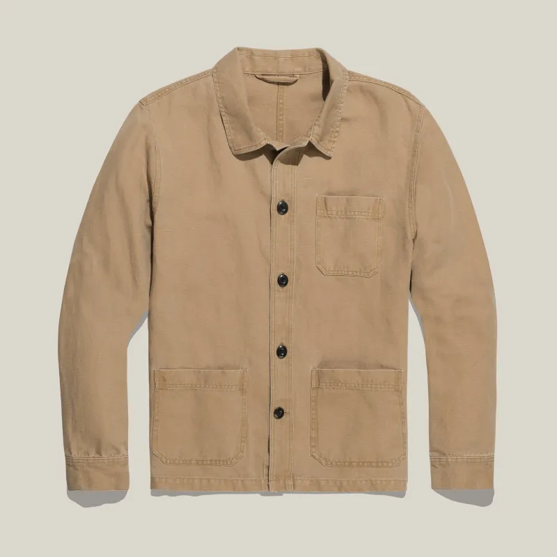 Chore Jacket – Classic Fit – Cotton & Linen made by Bills Khakis