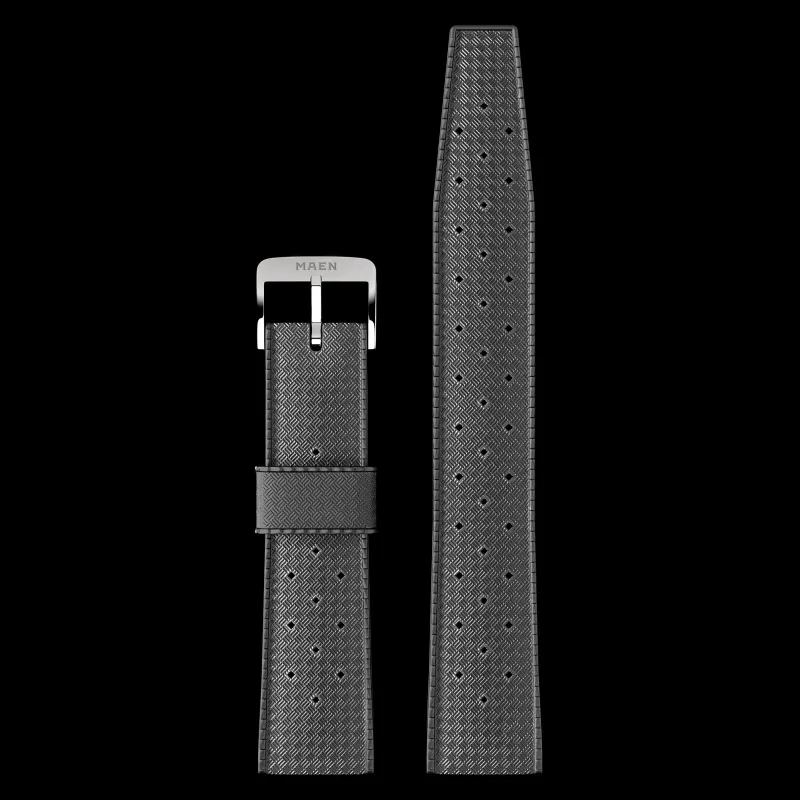 GREY FKM RUBBER STRAP made by Maen