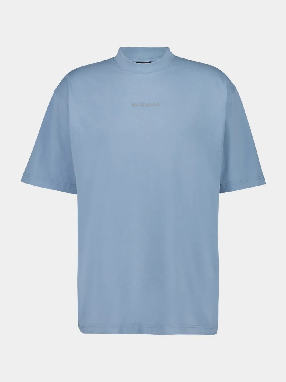 Grey Blue Reflective Back Logo T-Shirt sold by Fashion Clinic