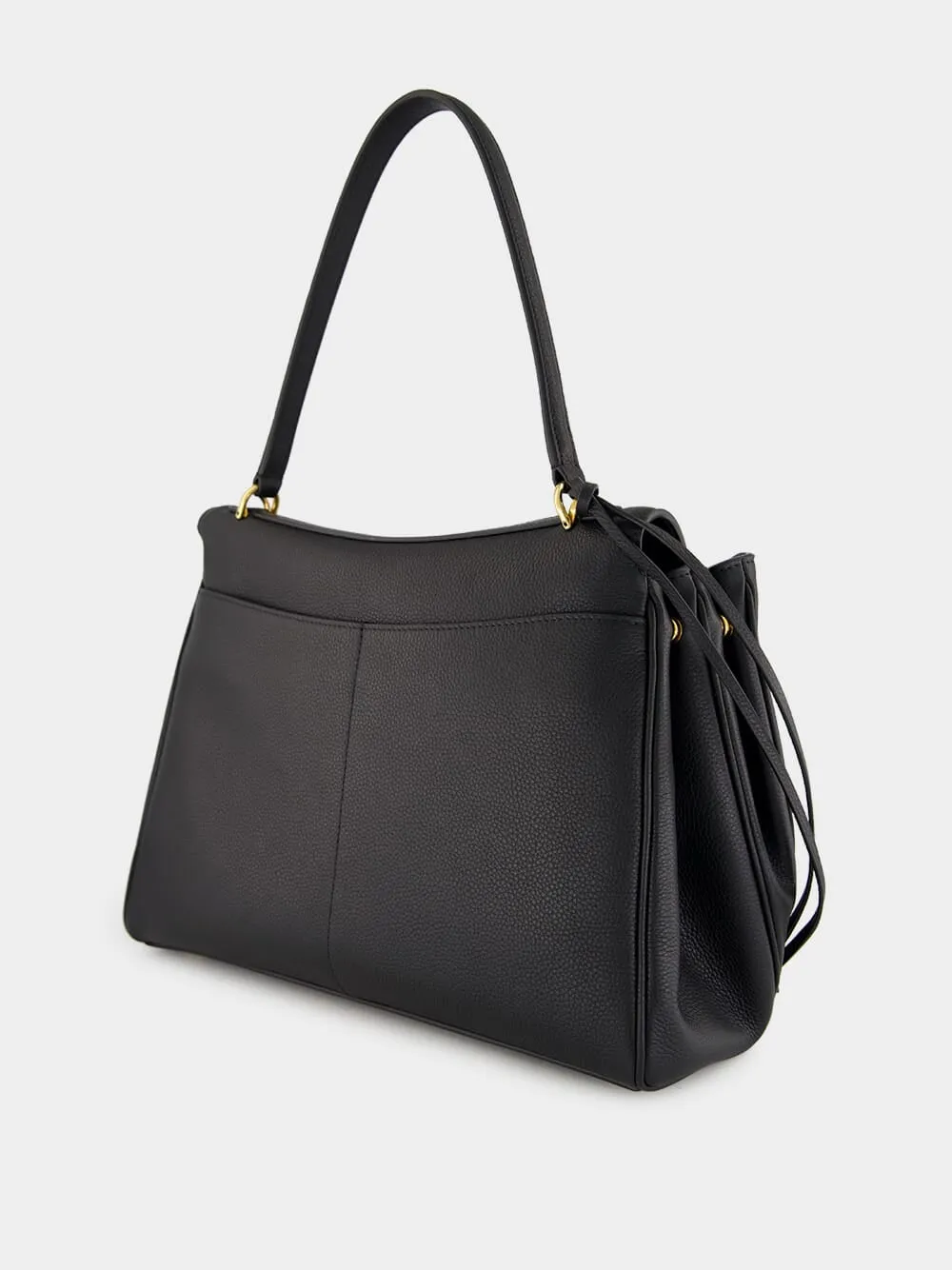 Black Medium Rodeo Grained Calfskin Handbag sold by Fashion Clinic product image thumbnail 5