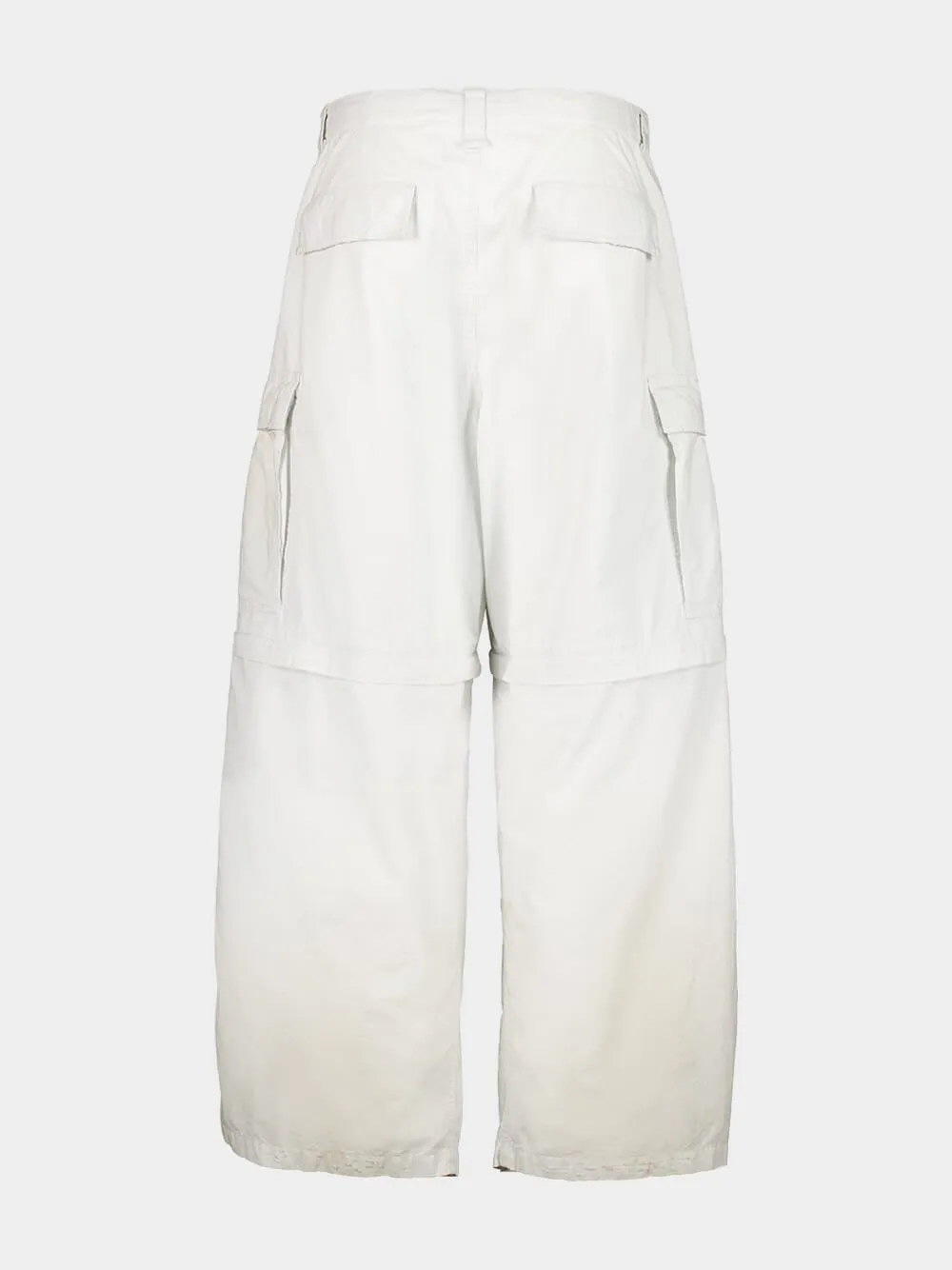 Dirty White Large Cargo Pants sold by Fashion Clinic product image thumbnail 2