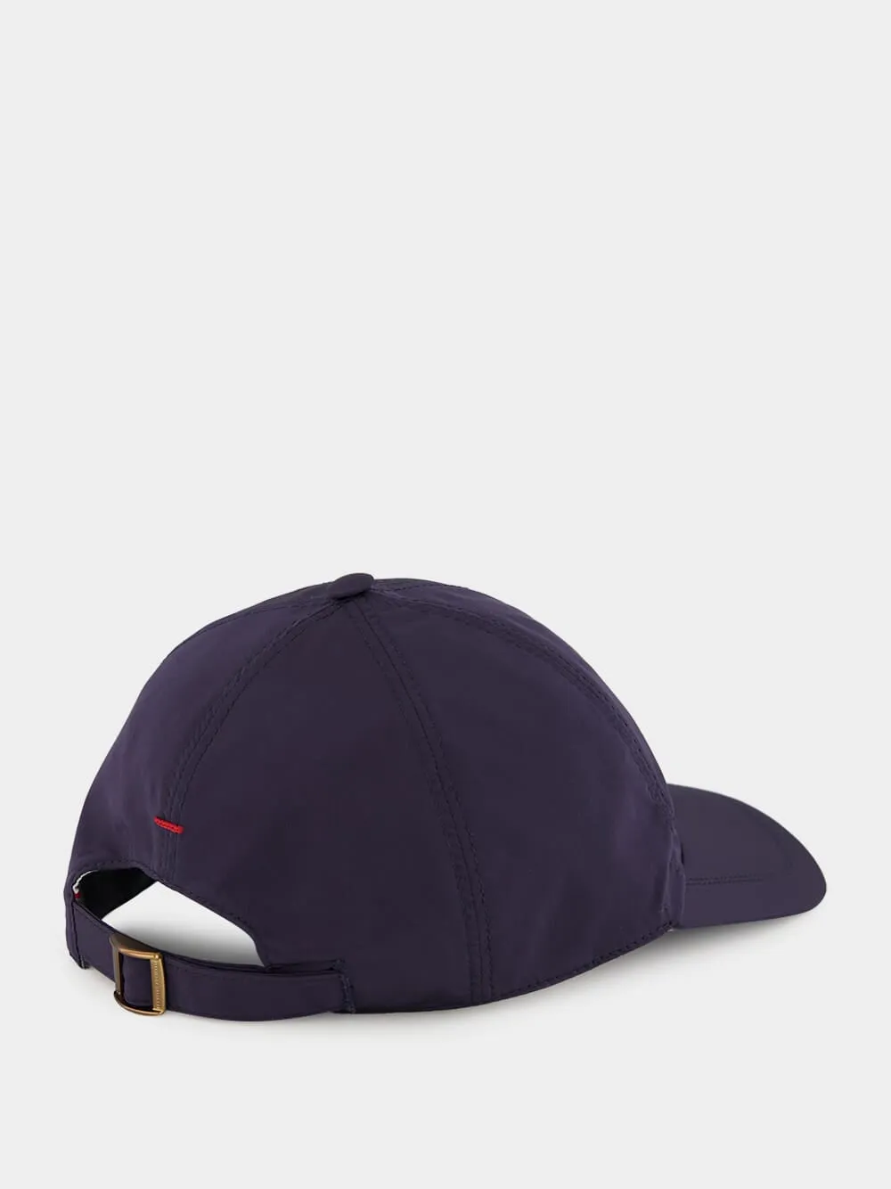 Navy Microfiber Logo Baseball Cap sold by Fashion Clinic product image thumbnail 2