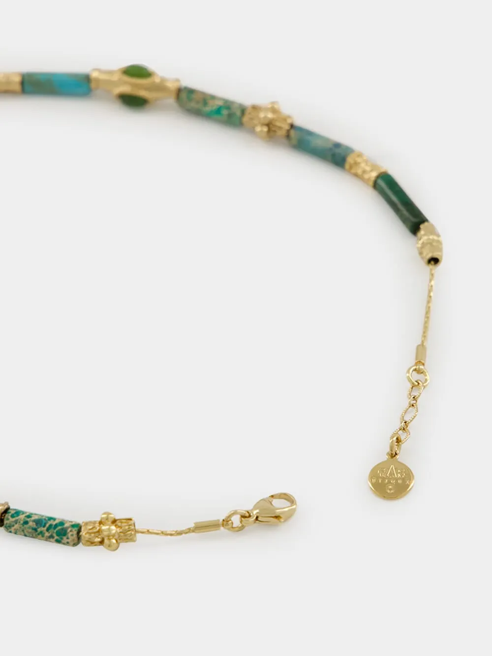 Blue and Gold Kali Necklace sold by Fashion Clinic product image thumbnail 2