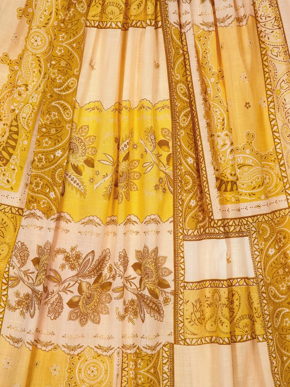 Mustard Bandana Lucky Corset Midi Dress sold by Fashion Clinic product image thumbnail 4