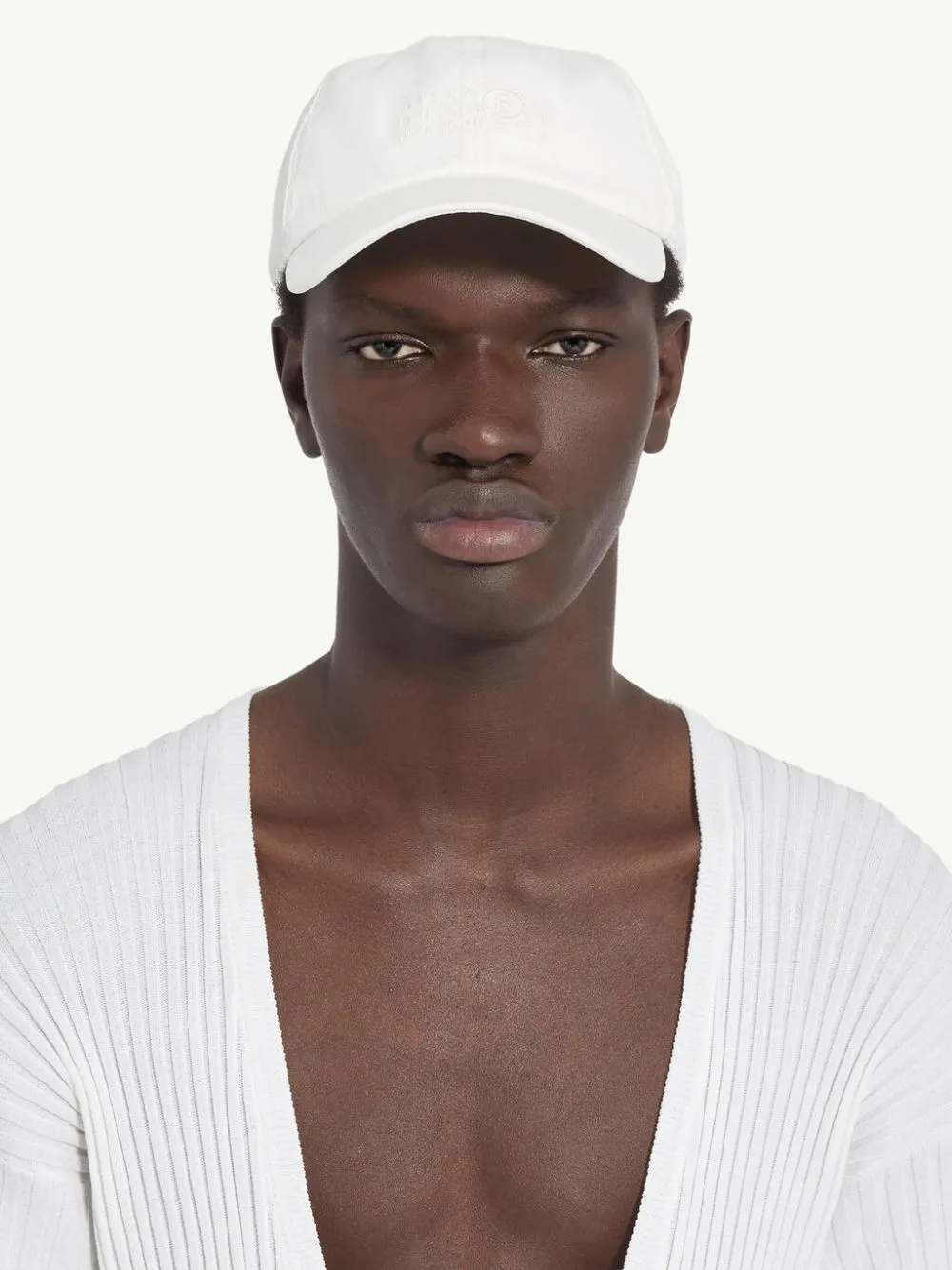 White Baseball Cap sold by Fashion Clinic product image thumbnail 2