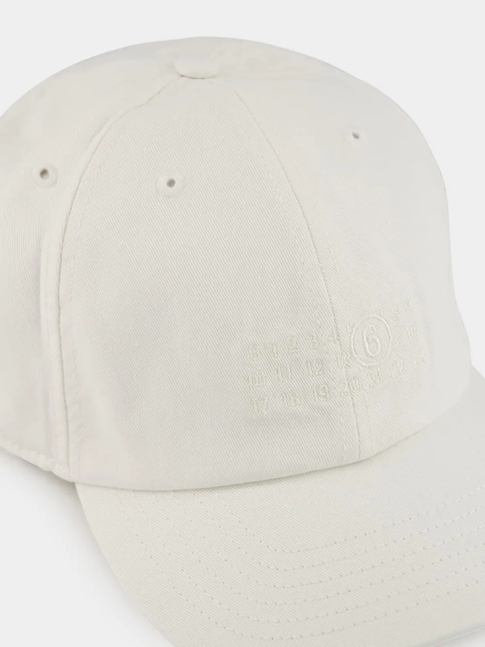 White Baseball Cap sold by Fashion Clinic product image thumbnail 4