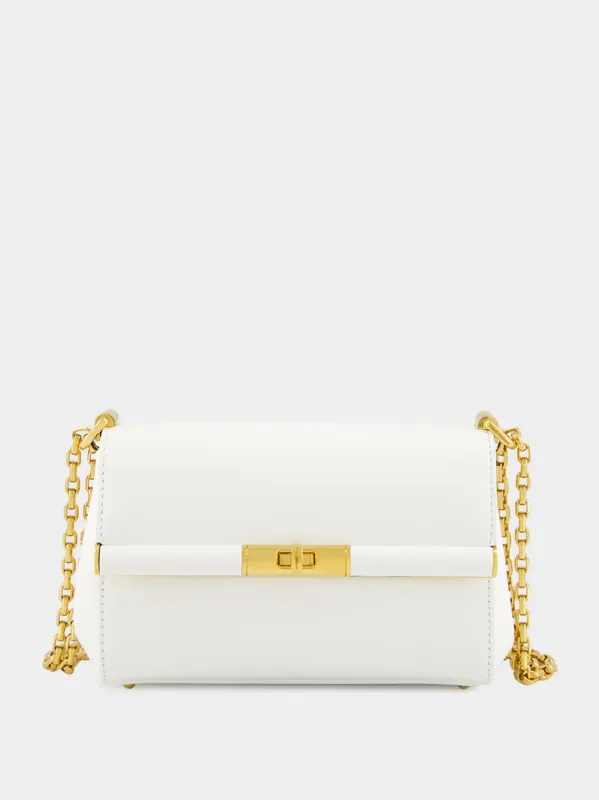 White Marlene Shoulder Bag sold by Fashion Clinic