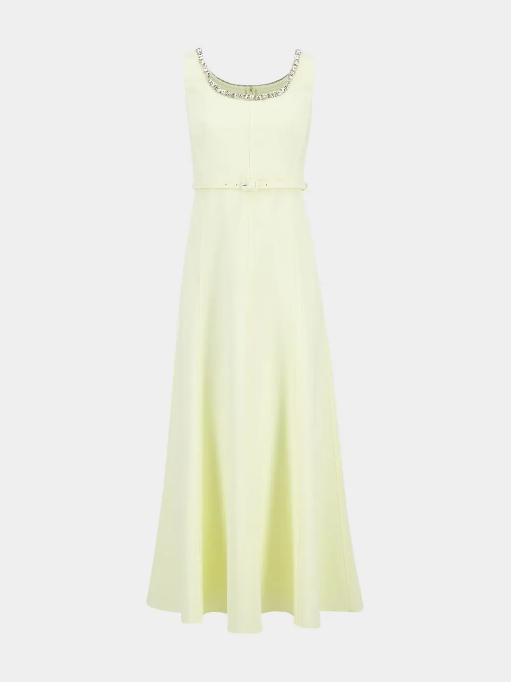 Embellished Heavy Cady Maxi Dress sold by Fashion Clinic