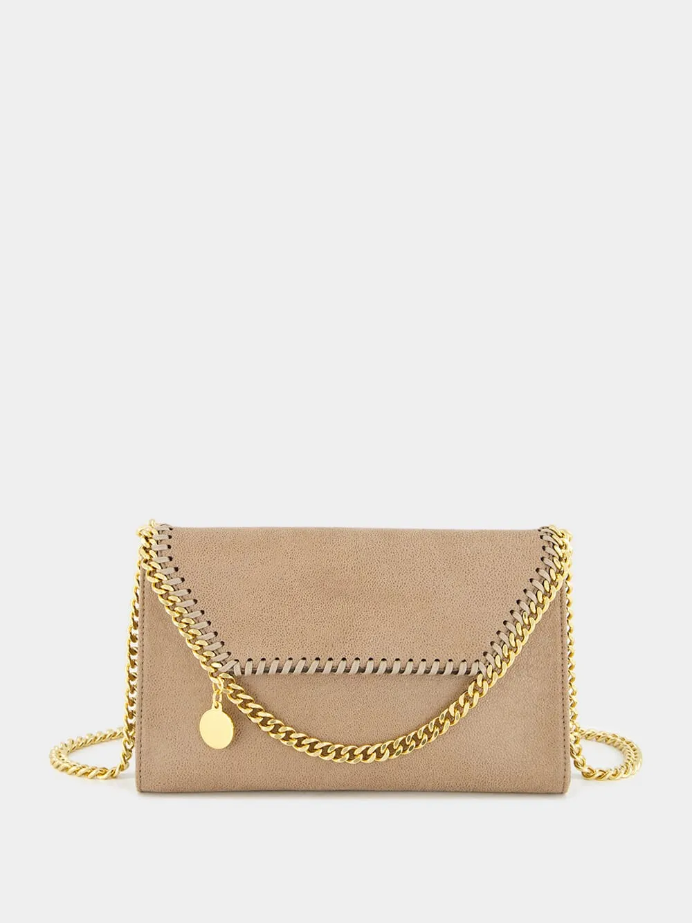 Falabella Mini Faux Brushed-Leather Shoulder Bag sold by Fashion Clinic