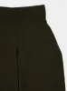 Olive Green Casual Fit Wool Blend Trousers sold by Fashion Clinic